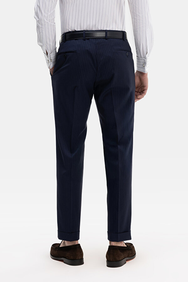 NAVY BLUE WOOL/CASHMERE SUIT 6