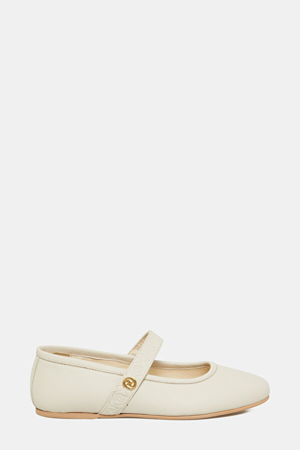 ECRU FLAT SHOES