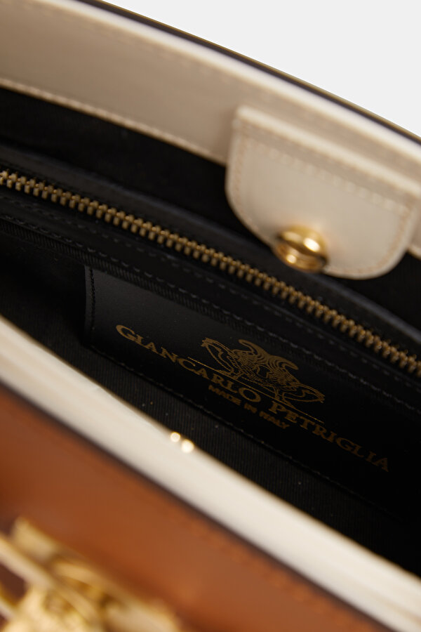 CARAMEL LEATHER BAG 6
