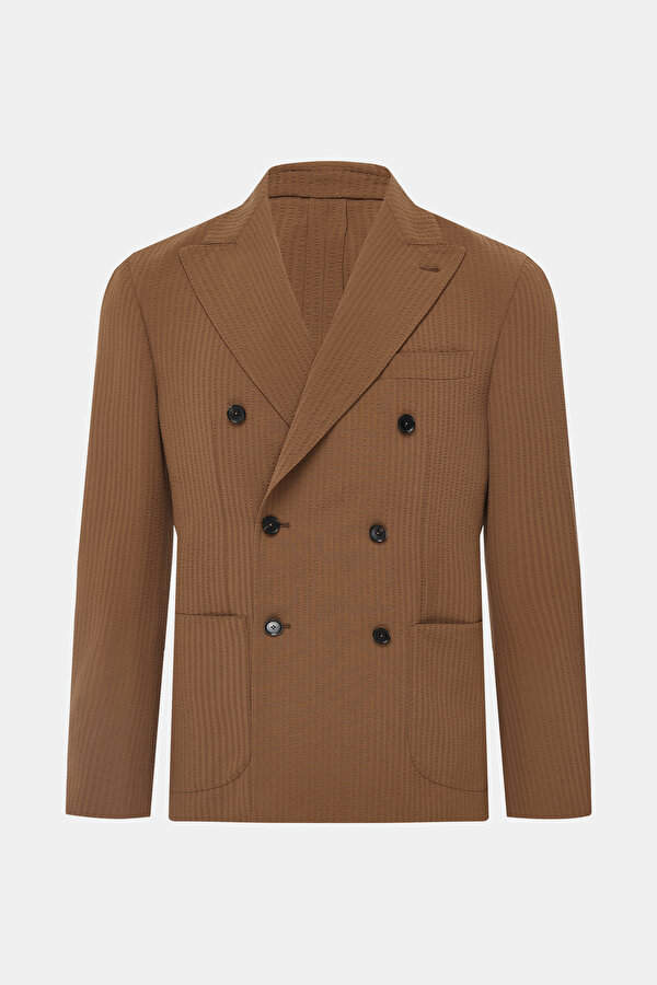CINNAMON SURPLICE NECKLINE (CROSS-OVER NECKLINE) JACKET