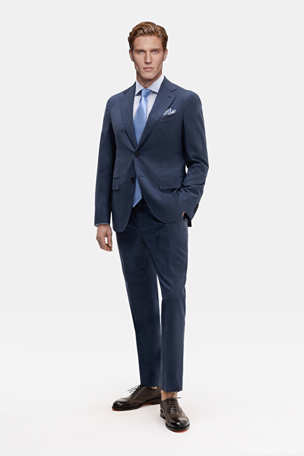 INDIGO WOOL SUIT