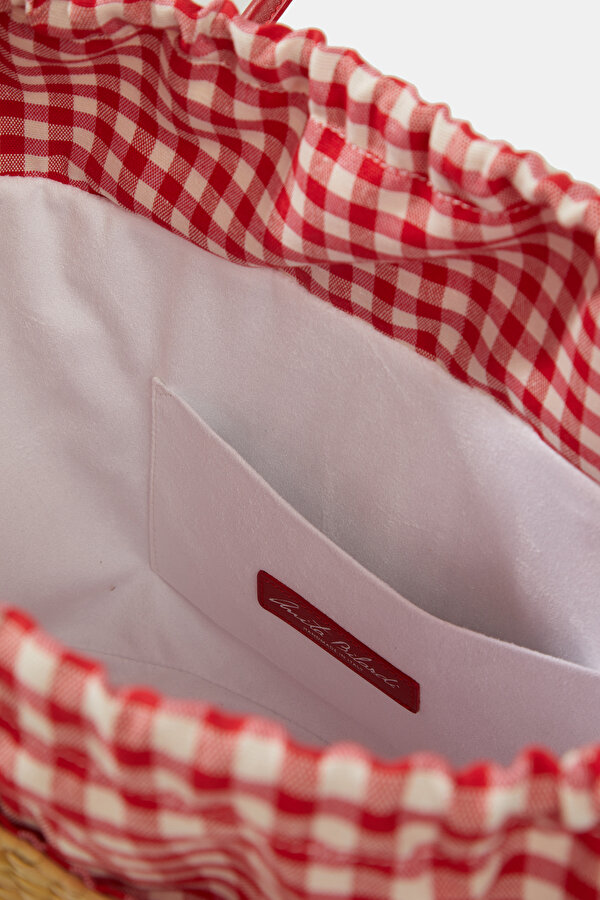 WHITE CHECK BAG 6