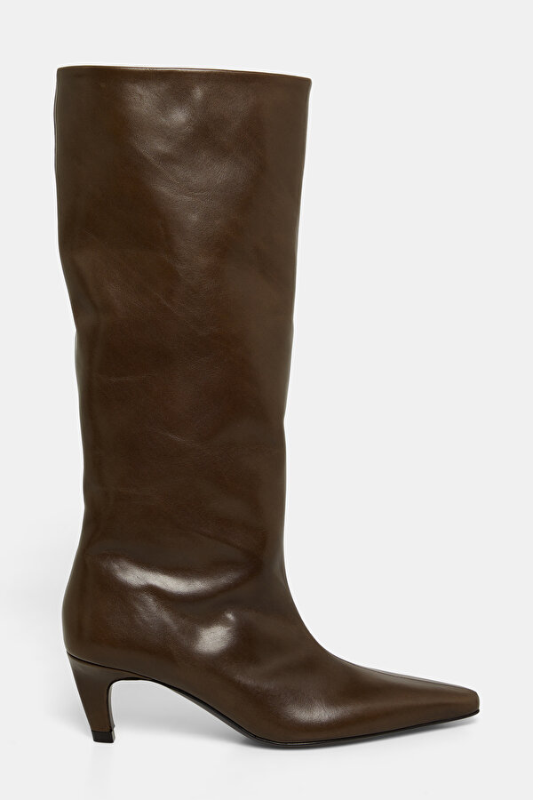 BROWN LEATHER BOOT