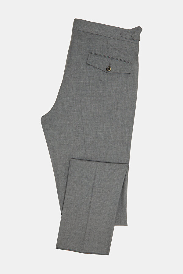 GRAY MELANGE TROUSERS 7