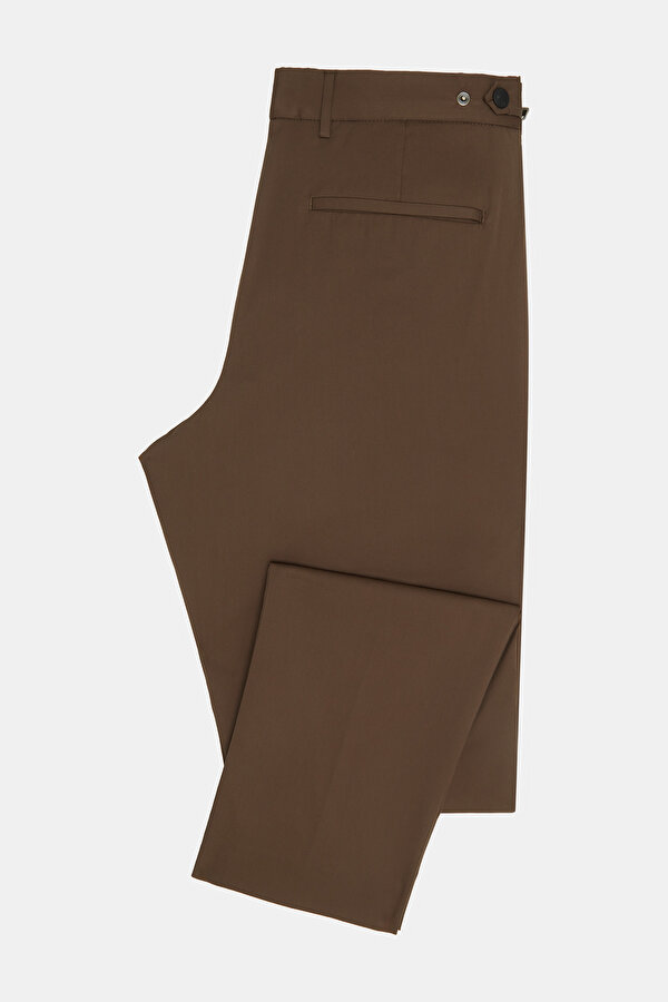 TAN POPLIN TROUSERS 6