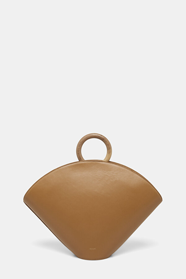 BROWN WOOD BAG