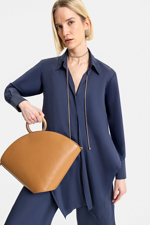 BROWN WOOD BAG 6
