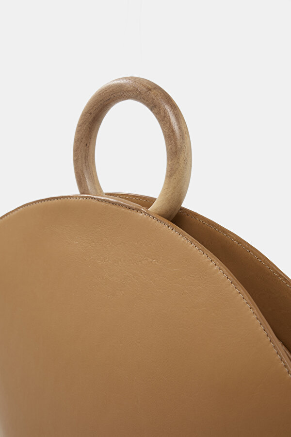 BROWN WOOD BAG 7