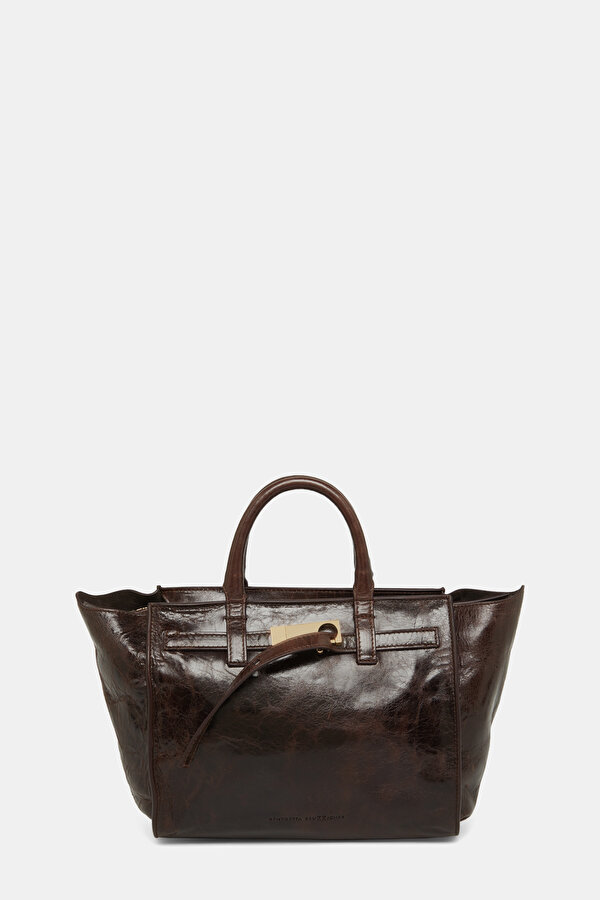 BROWN LEATHER BAG