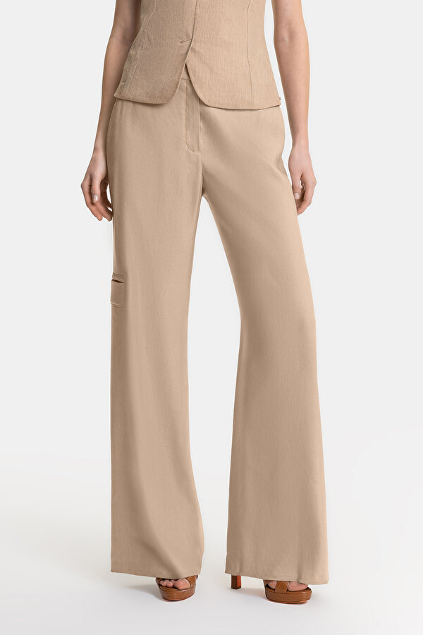 CAMEL STRAIGHT CUT TROUSERS 2