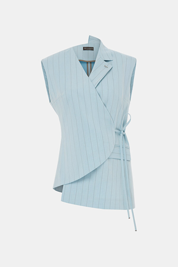 MINK V NECK VEST 7