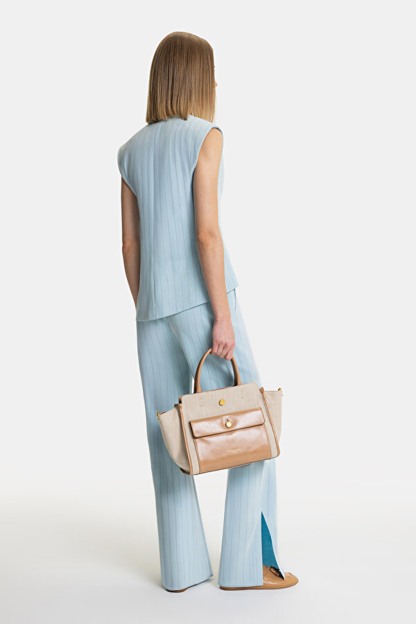 MINK V NECK VEST 6