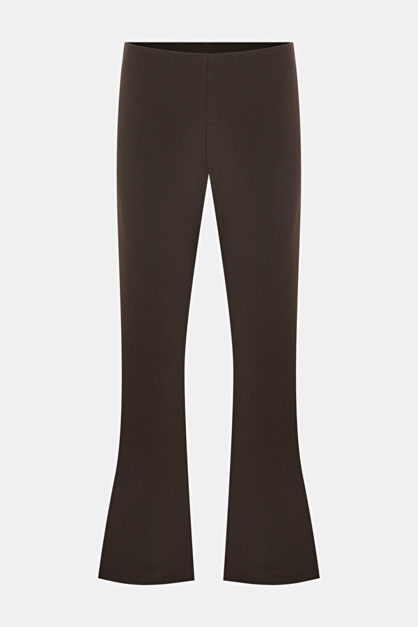 BROWN SKINNY LEG TROUSERS