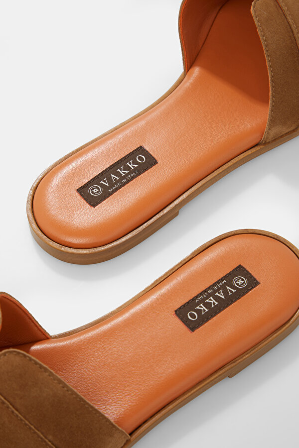 TAN SUEDE SLIPPER 7