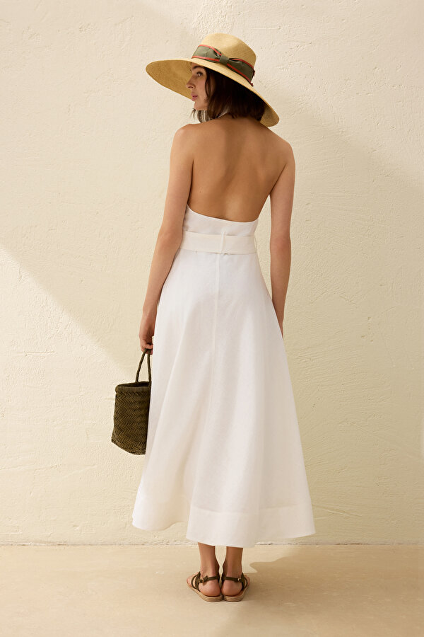 WHITE LONG SLEEVE DRESS 2