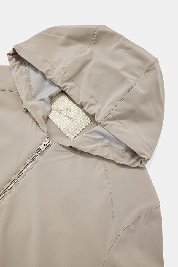 LIGHT BEIGE SILK COAT 6