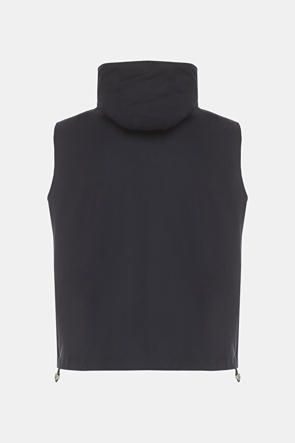 INDIGO HOODIE VEST 6