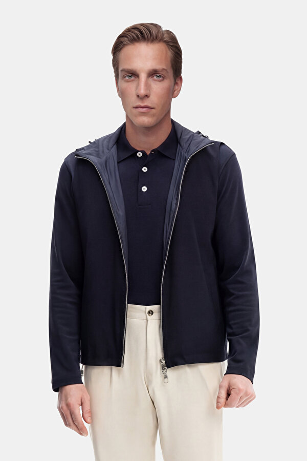 INDIGO HOODIE VEST