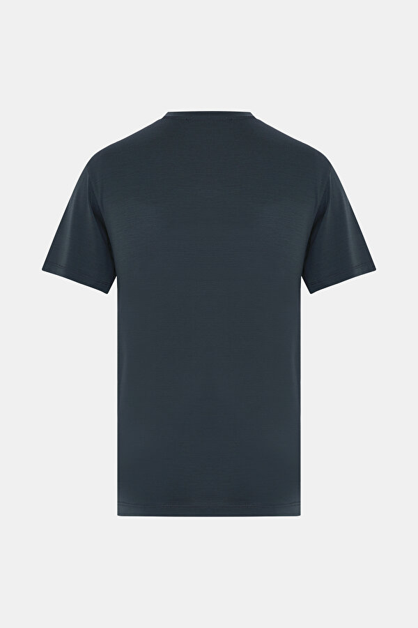 BİSİKLET YAKALI KISA KOL YÜN T-SHIRT 6