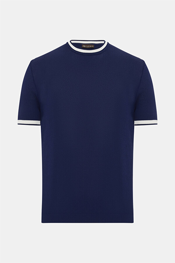 BİSİKLET YAKALI KISA KOL TRİKO T-SHIRT