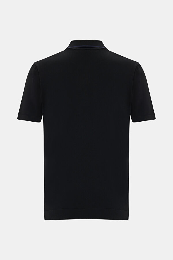 DÜĞMELİ YAKA KISA KOL TRİKO T-SHIRT 2