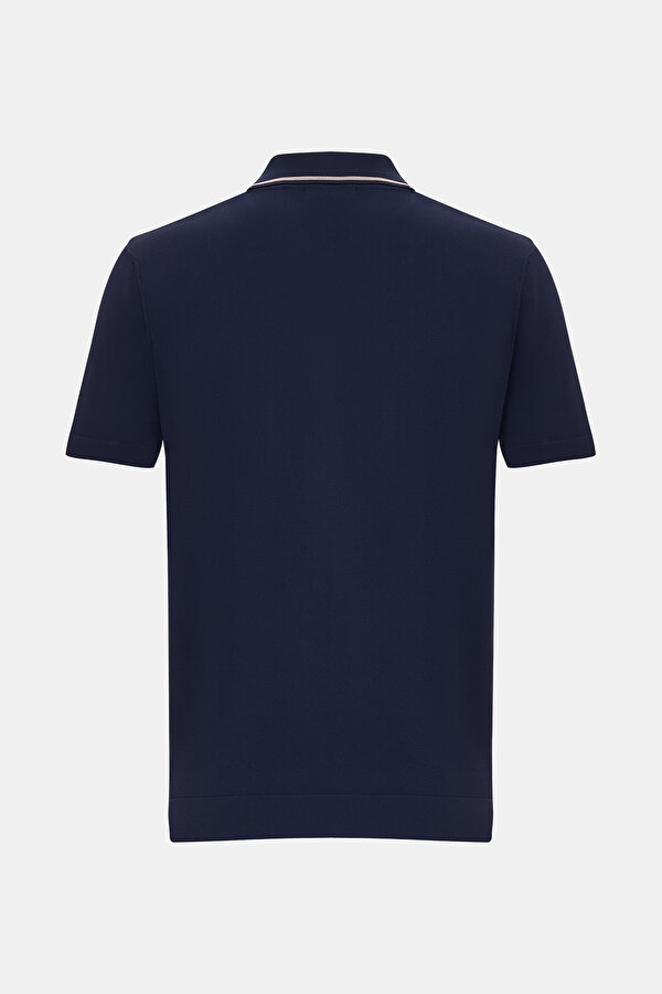 DÜĞMELİ YAKA KISA KOL TRİKO T-SHIRT 6