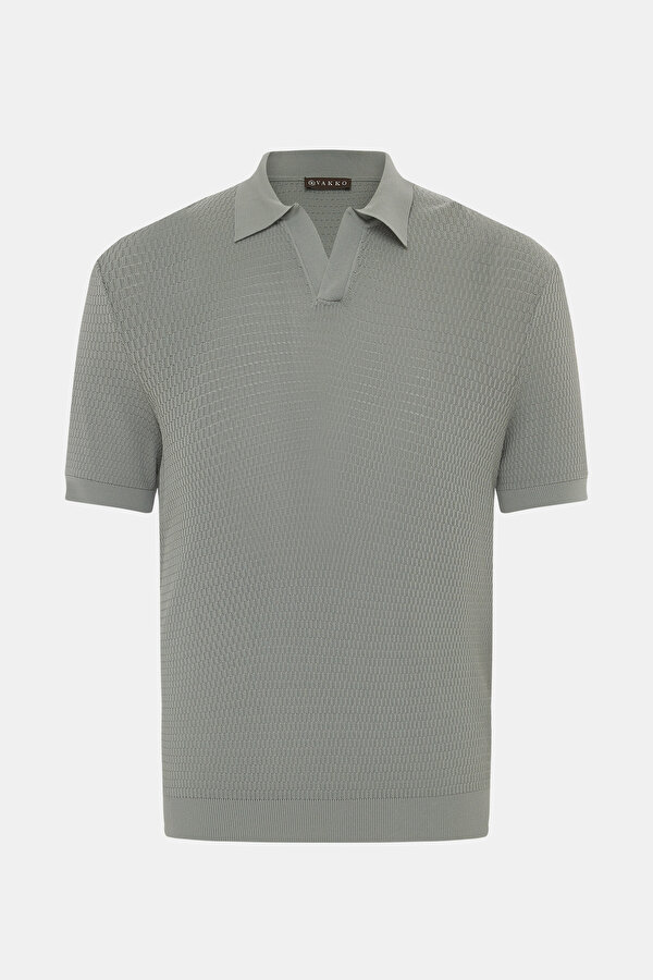 DÜĞMESİZ POLO YAKA KISA KOL TRİKO T-SHIRT