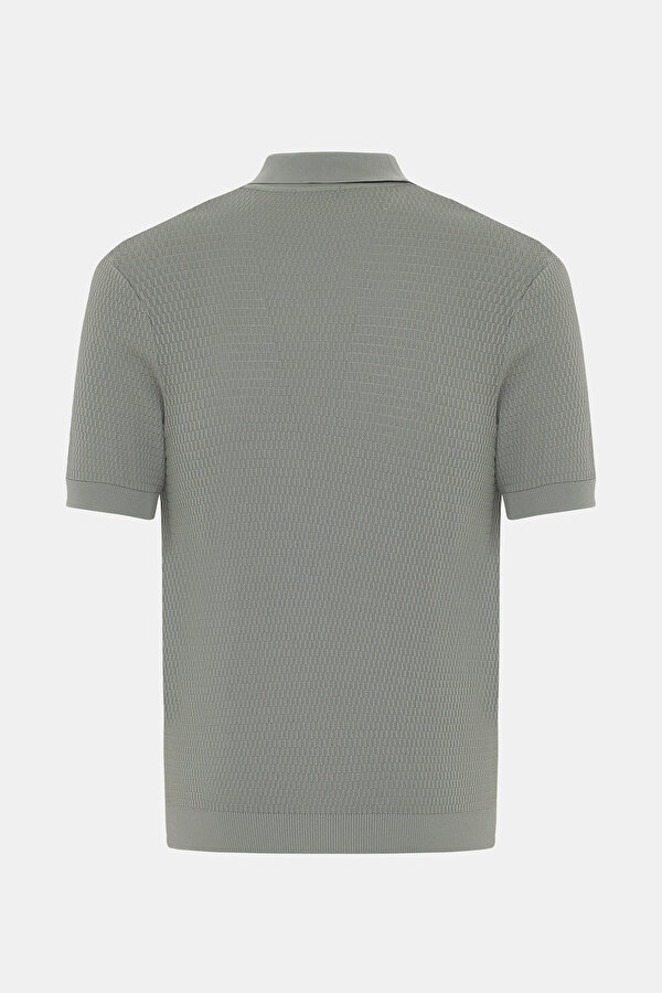 DÜĞMESİZ POLO YAKA KISA KOL TRİKO T-SHIRT 2