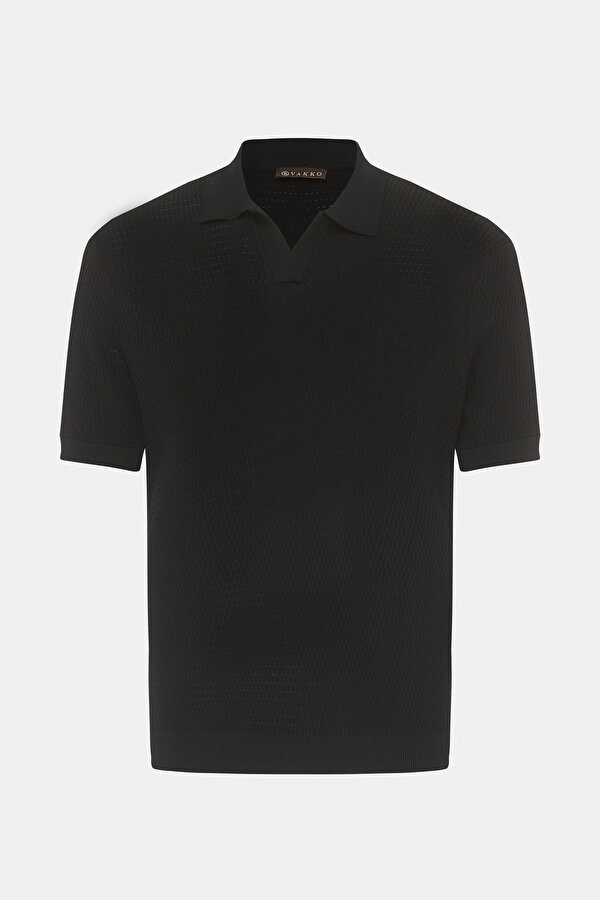 DÜĞMESİZ POLO YAKA KISA KOL TRİKO T-SHIRT