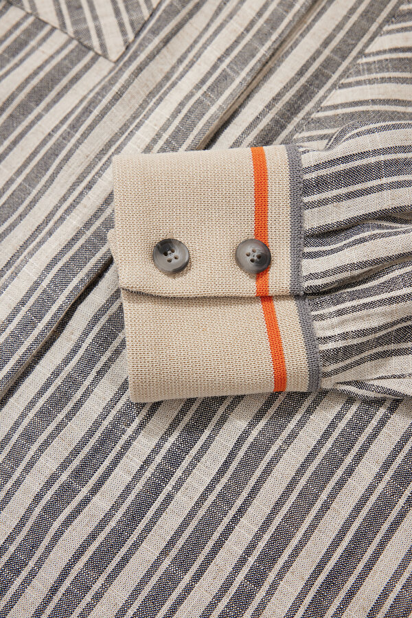 BEIGE 3/4 SLEEVES SHIRT 11
