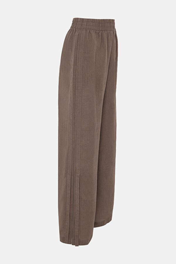 BROWN WIDE LEG TROUSERS 6