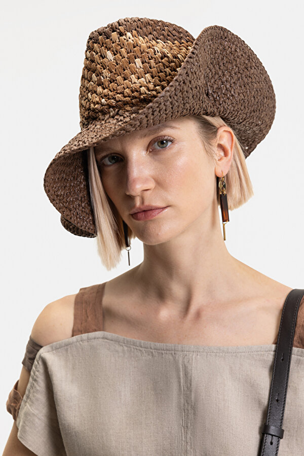 BROWN SQUARE OFF THE SHOULDER BLOUSE 7