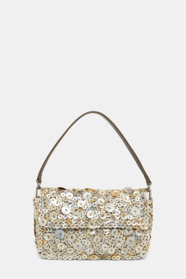 SILVER VISCOSE BAG