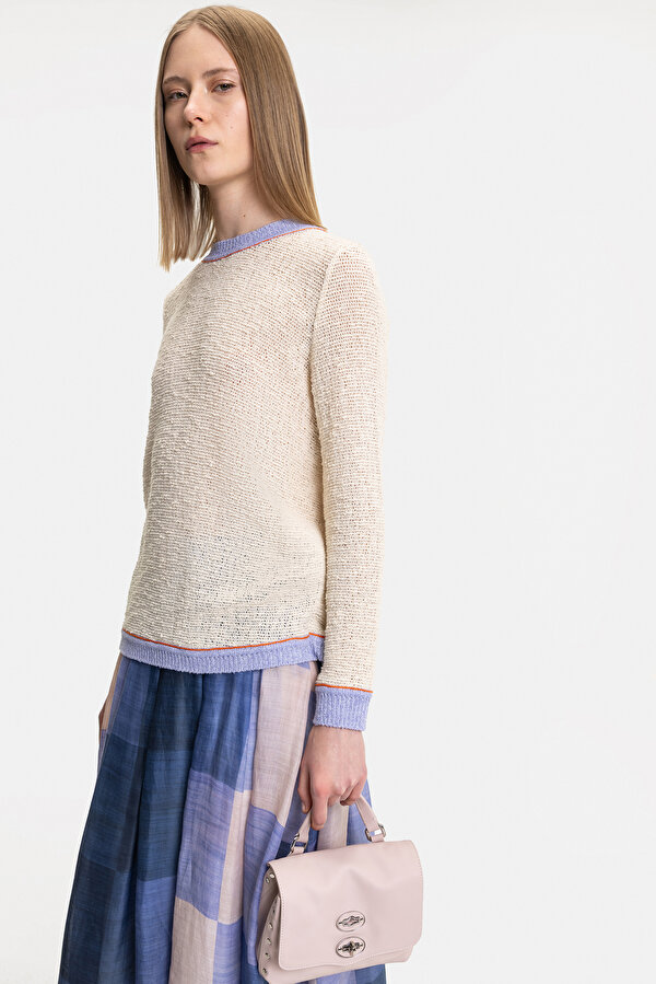 ORANGE BASIC / ROUND NECKLINE TRICOT 7