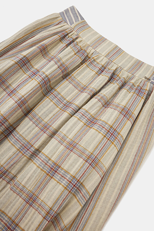 MULTICOLOR STRIPED MIDI SKIRT 6