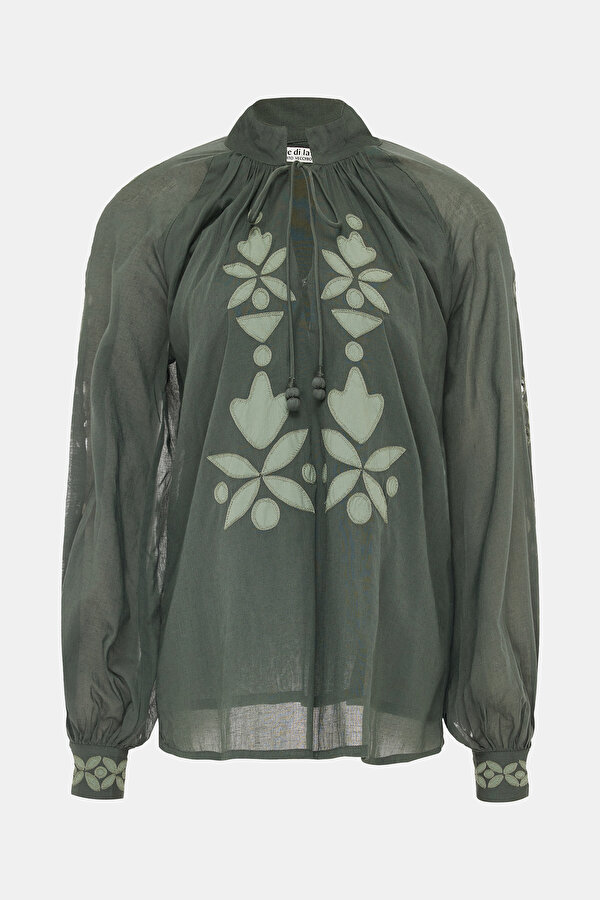 KHAKI BLOUSE