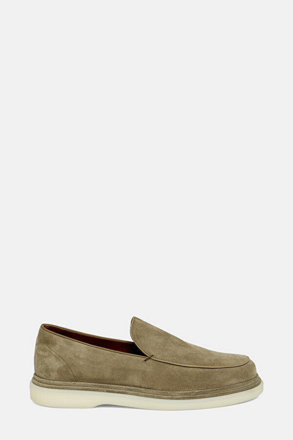 LIGHT KHAKI LEATHER SHOE