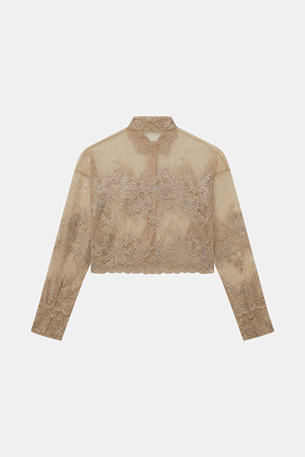 BEIGE LONG SLEEVE SHIRT 2
