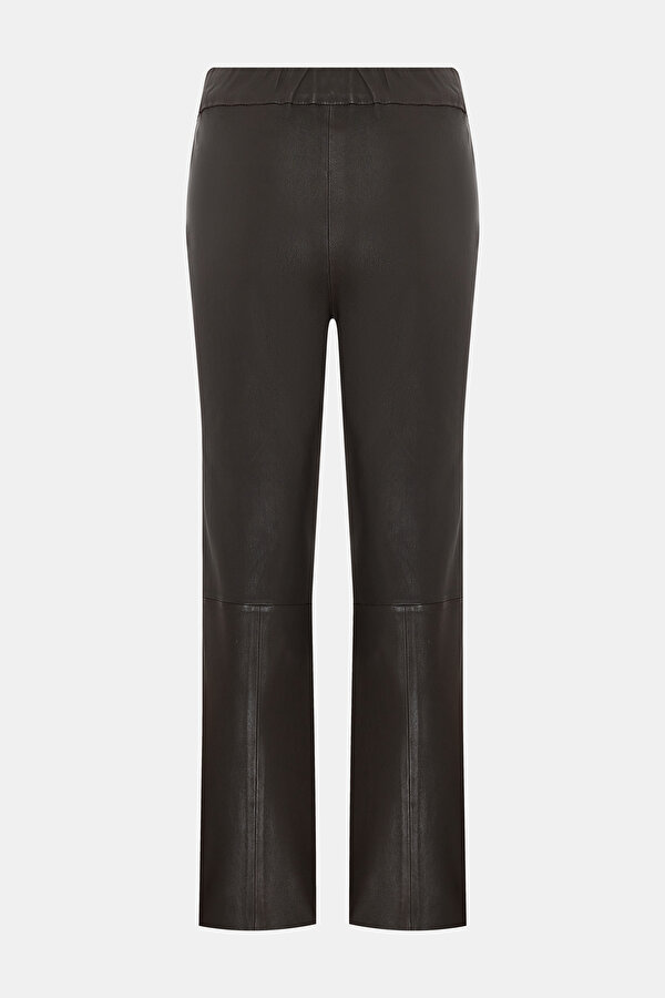 BROWN STRAIGHT CUT TROUSERS 2
