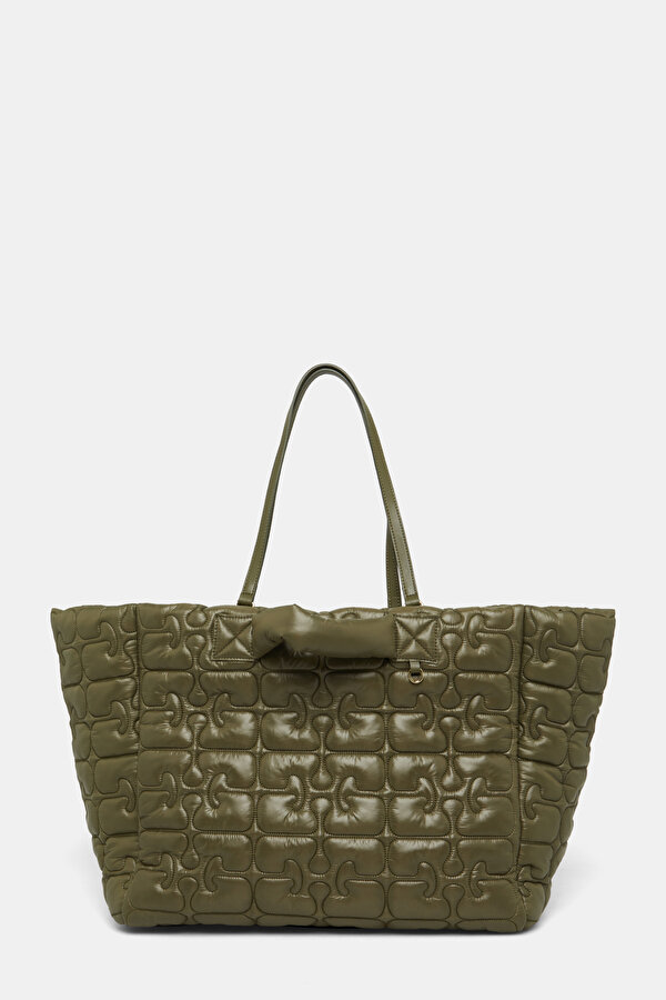 YEŞİL MONOGRAM ÇANTA