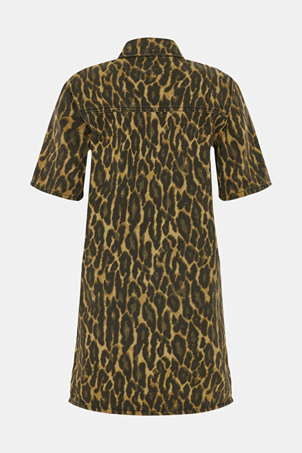 BLACK DESİGN FİLLED MİNİ DRESS 2