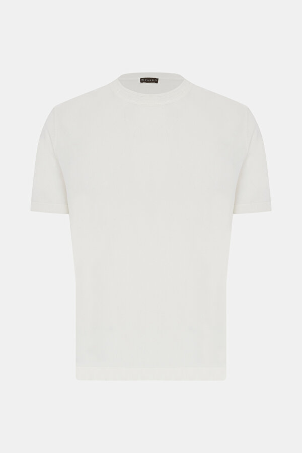BİSİKLET YAKALI KISA KOL TRİKO T-SHIRT