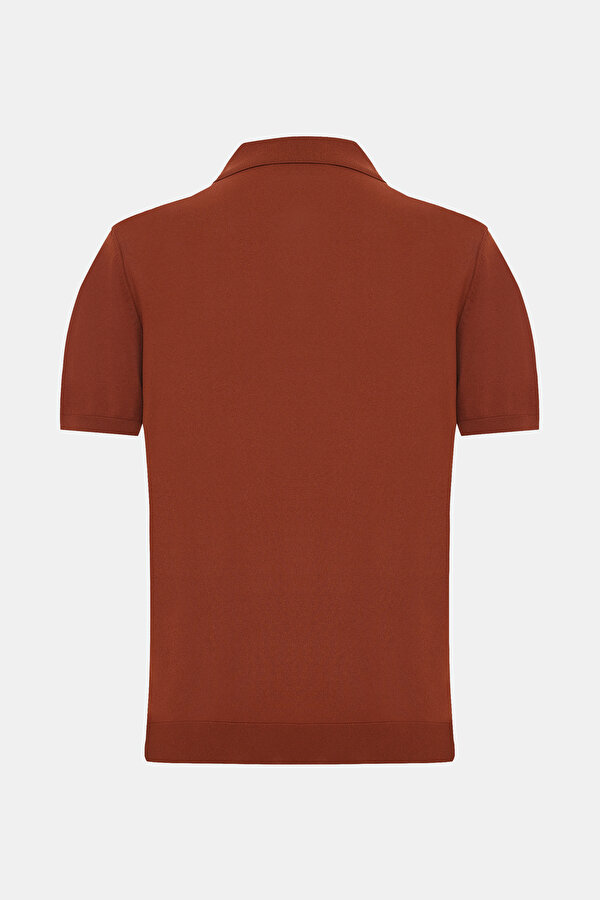 BRICK POLO NECK SHORT SLEEVE TSHIRT 2