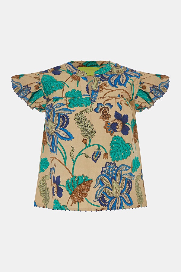 DARK GREEN BLOUSE