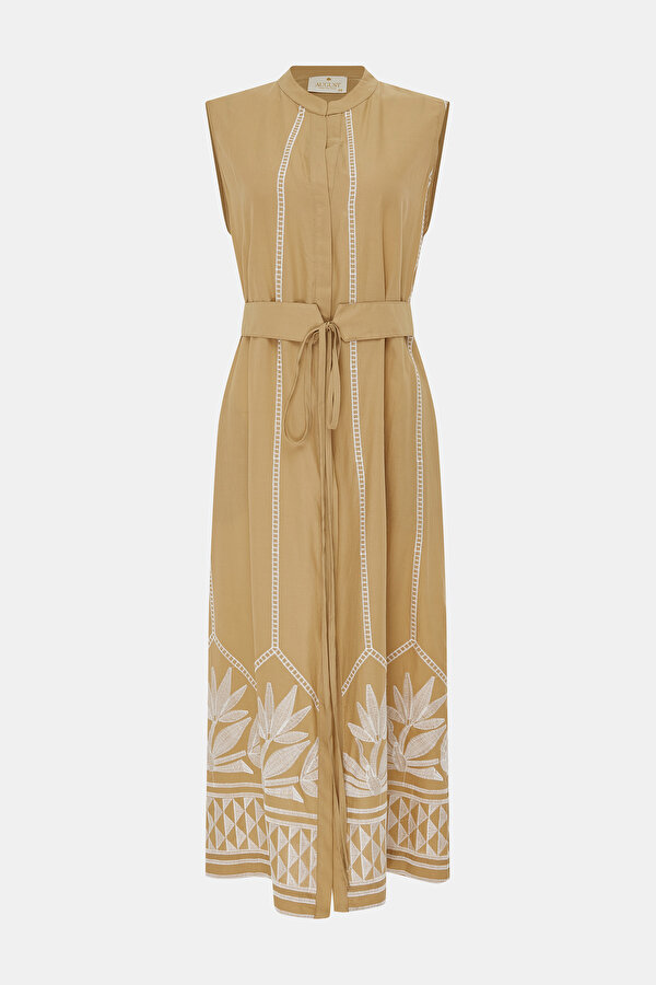 BEIGE DRESS