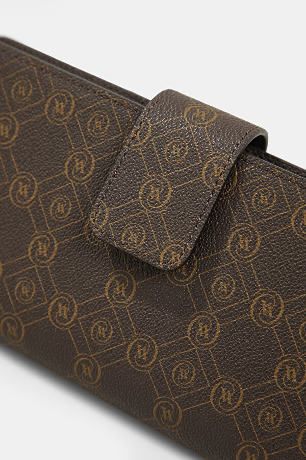 BEIGE MONOGRAM WALLET 6