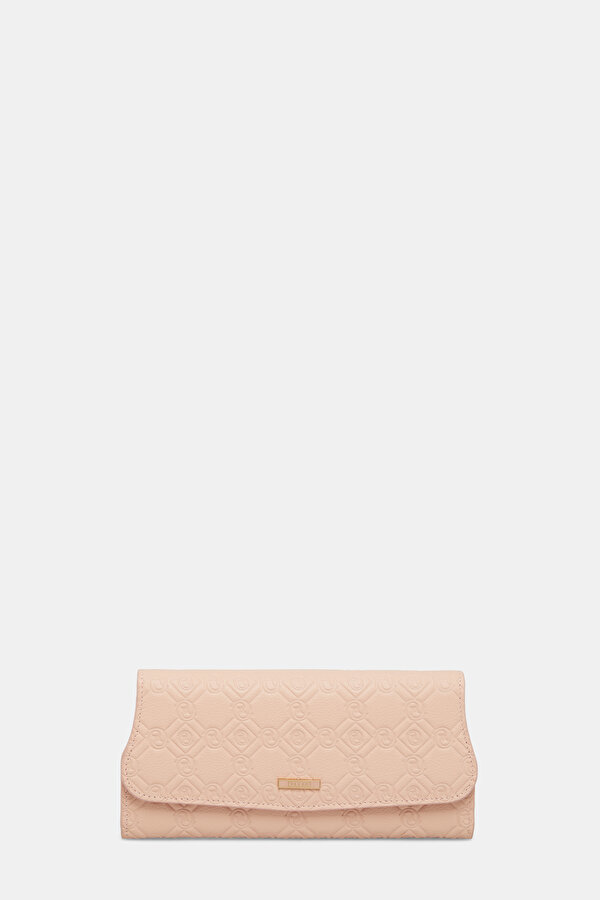 POWDER MONOGRAM LEATHER WALLET