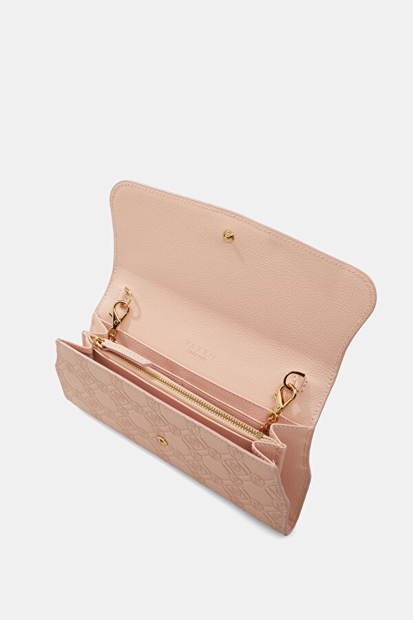 POWDER MONOGRAM LEATHER WALLET 6