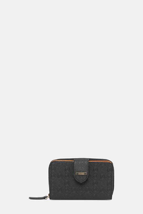 TAN MONOGRAM WALLET