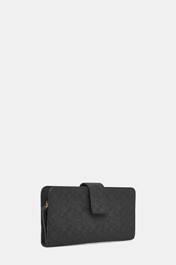 BLACK MONOGRAM WALLET 2